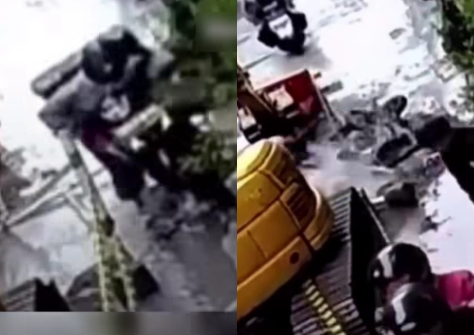 Viral Lubang Galian Proyek Air Limbah di Jalan Sukarela Pajaringan Makan Korban, Dua Pemotor Terjatuh, Netizen: Maksa Lewat?