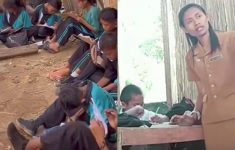 Viral Kondisi SMPN 48 Satap Gaikiudi Sikka NTT, Atap Terbang Diterjang Angin Kencang Siswa Belajar di Lantai Tanah