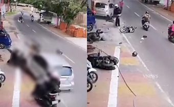 Viral Kecelakaan Mobil Tabrak Pengendara Motor di Cianjur, 7 Orang Terluka Diduga Sopir Mengantuk