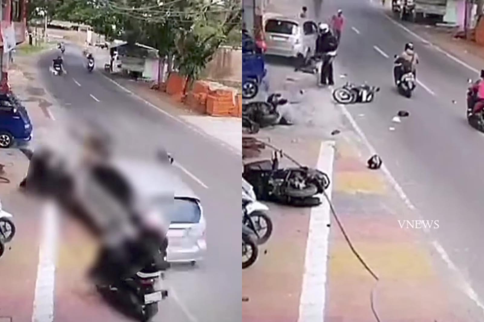 Viral Kecelakaan Mobil Tabrak Pengendara Motor di Cianjur, 7 Orang Terluka Diduga Sopir Mengantuk