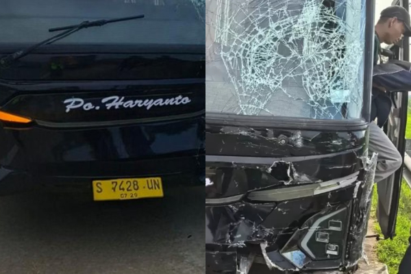 Awal Mula Bus PO Haryanto Tabrak 5 Mobil di Tol Batang, Kecelakaan Maut Viral di Medsos