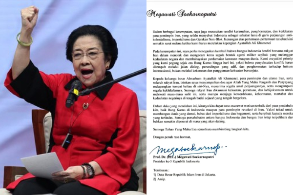 Rangkuman Isi Surat Megawati atas Wafatnya Ayatollah Ali Khamenei, Kenang Pertemuan di Teheran 2004