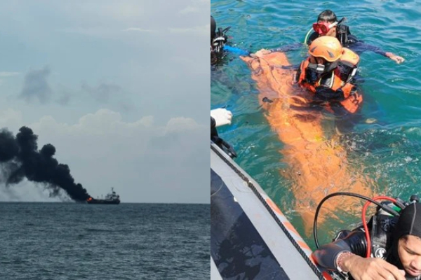 Korban Ledakan Kapal Pengangkut Gas LPG di Sulawesi Selatan, 2 Orang Tewas Terjebak Dalam Kapal