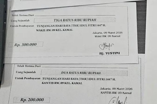Tanggapi Surat Ormas Minta THR ke Pengusaha Viral, Ini Kata Ketua RW di Kalideres
