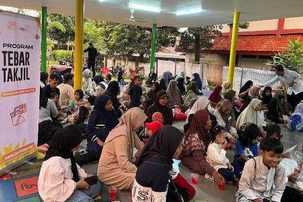 Kegiatan Buka Bersama dan Santunan Yatim di RPTRA Cempaka, Perkuat Kebersamaan Antar Warga