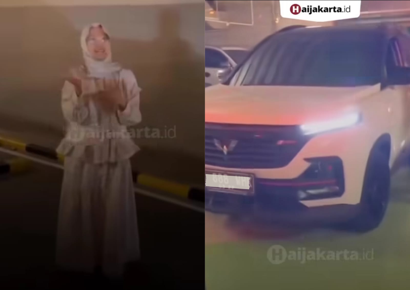 Viral Wanita Berdiri "Boking" Parkiran di PIM, Cegah Mobil Lain Masuk Picu Perdebatan