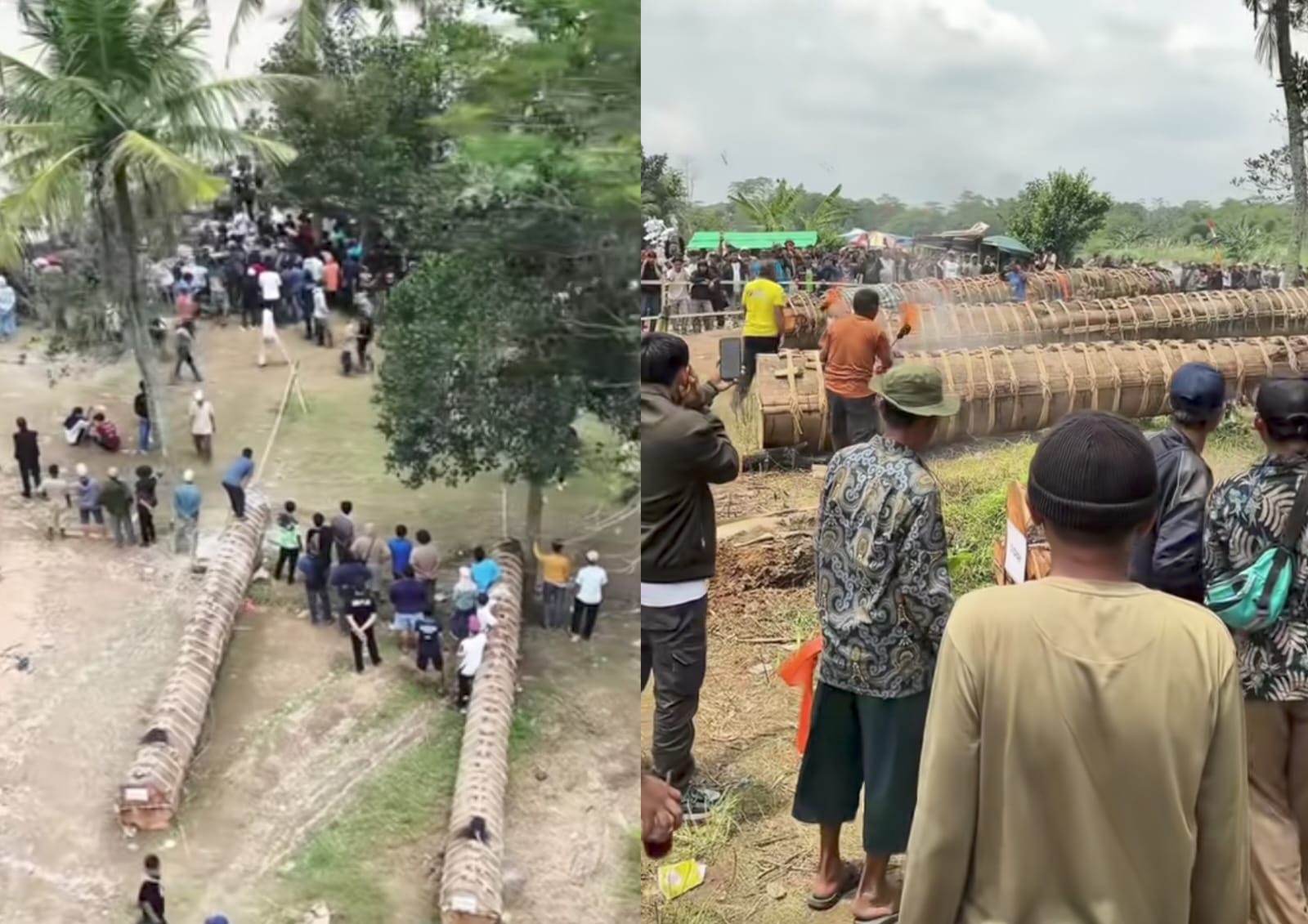 Saling Ejek Saat Adu Kuluwung 2 Kampung di Bogor Bentrok, 3 Orang Luka-luka