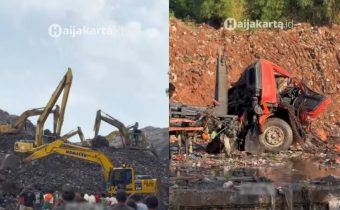 Gunung Sampah Bantargebang Longsor Lebih dari 3 Orang Tewas Tertimbun