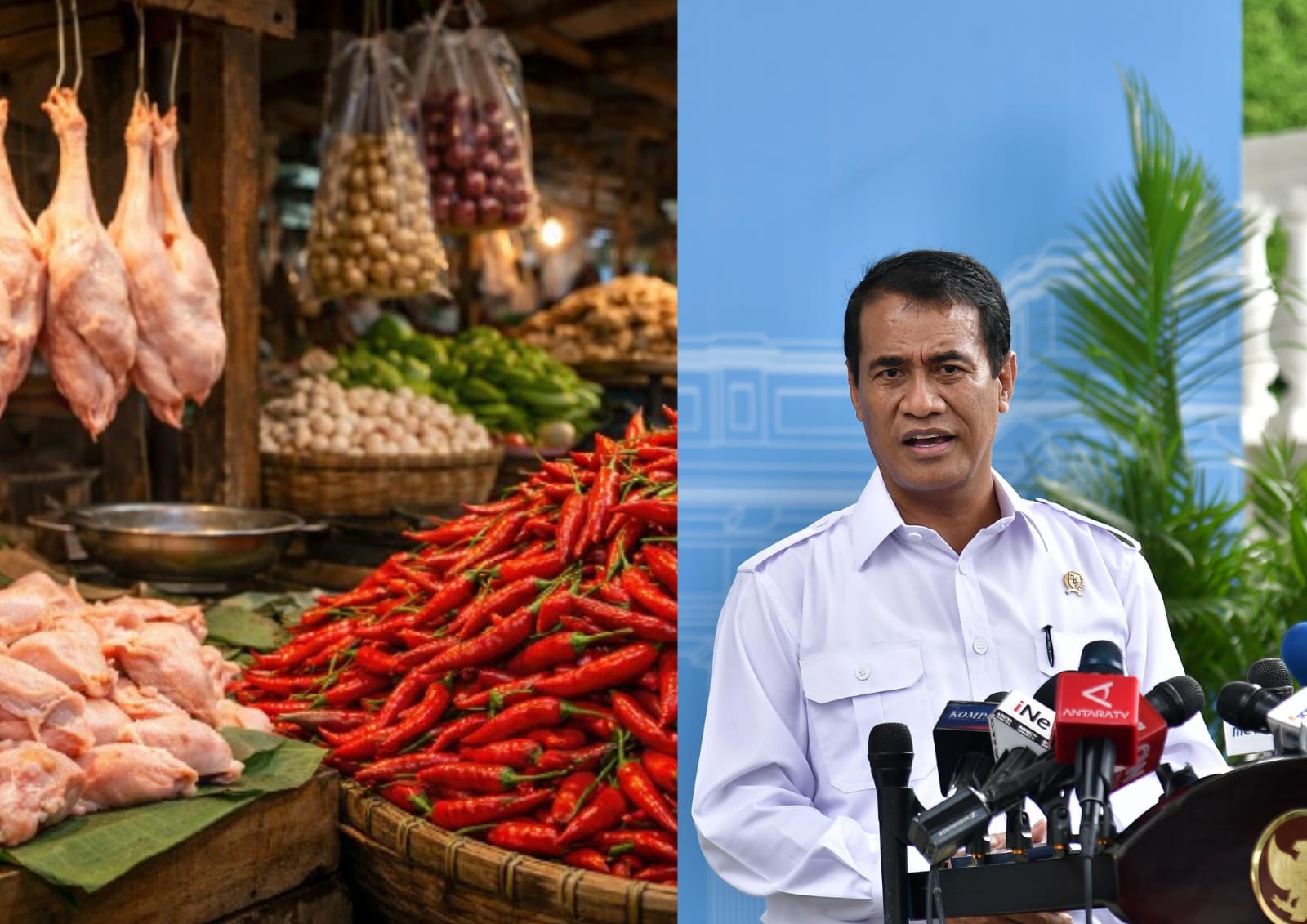 Harga Cabai Rawit Merah dan Daging Ayam Turun Nasional, Mentan: Tidak Boleh Ada Pelaku Usaha Mempermainkan Harga
