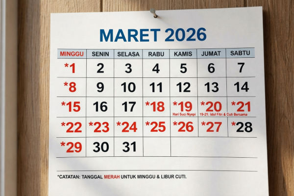 Kapan Cuti Bersama Lebaran 2026 Dimulai