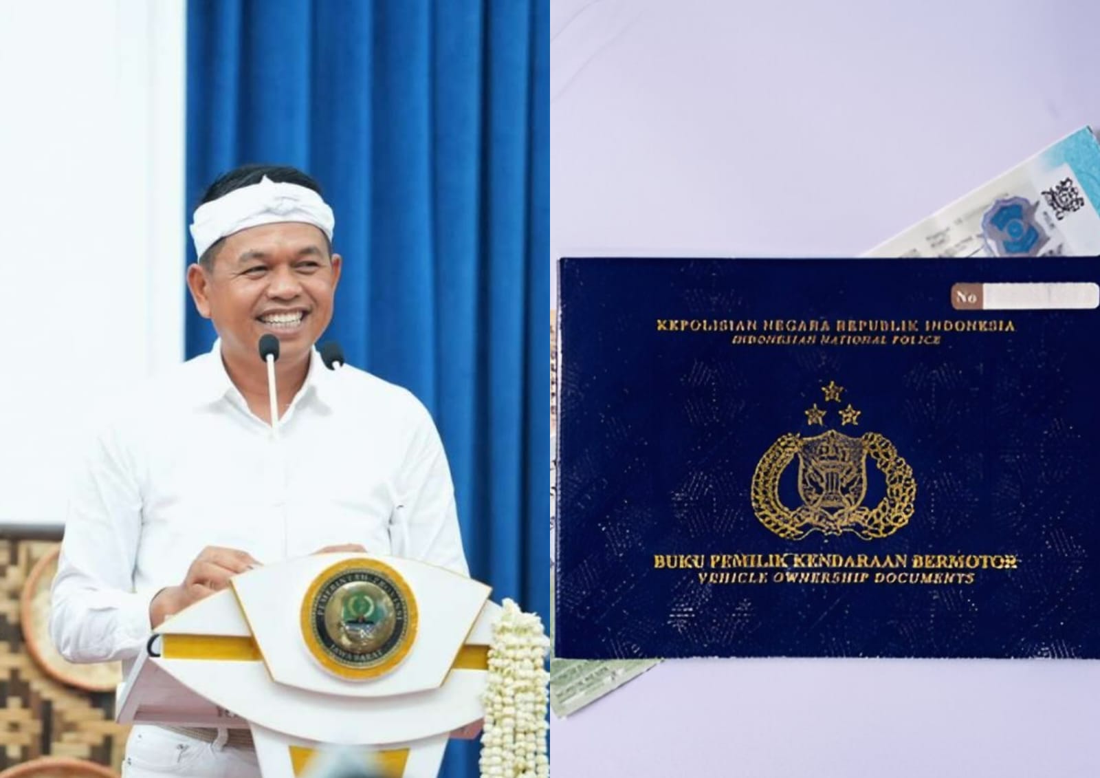 Hore! Bayar Pajak Kendaraan Tanpa BPKB Resmi Berlaku di Depok dan Bekasi, Ini Kata Dedi Mulyadi