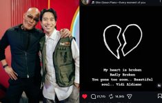 Vidi Aldiano Meninggal Dunia, Deddy Corbuzier Merasa Hancur 'My Heart is Broken Badly Broken'