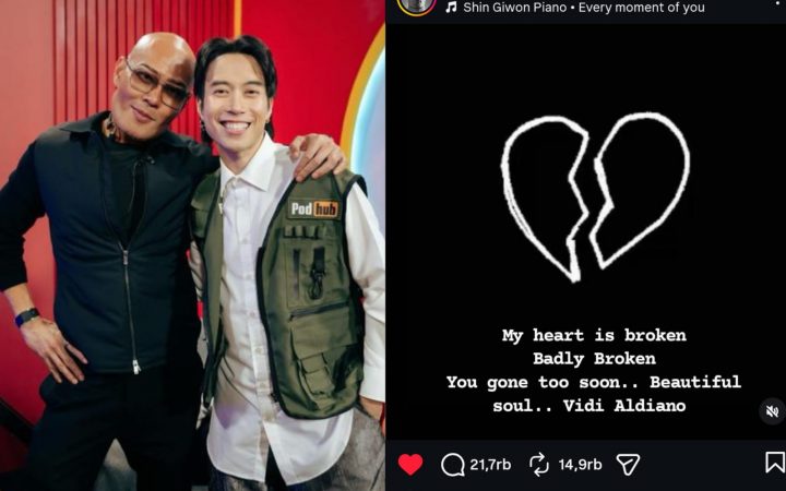 Vidi Aldiano Meninggal Dunia, Deddy Corbuzier Merasa Hancur 'My Heart is Broken Badly Broken'