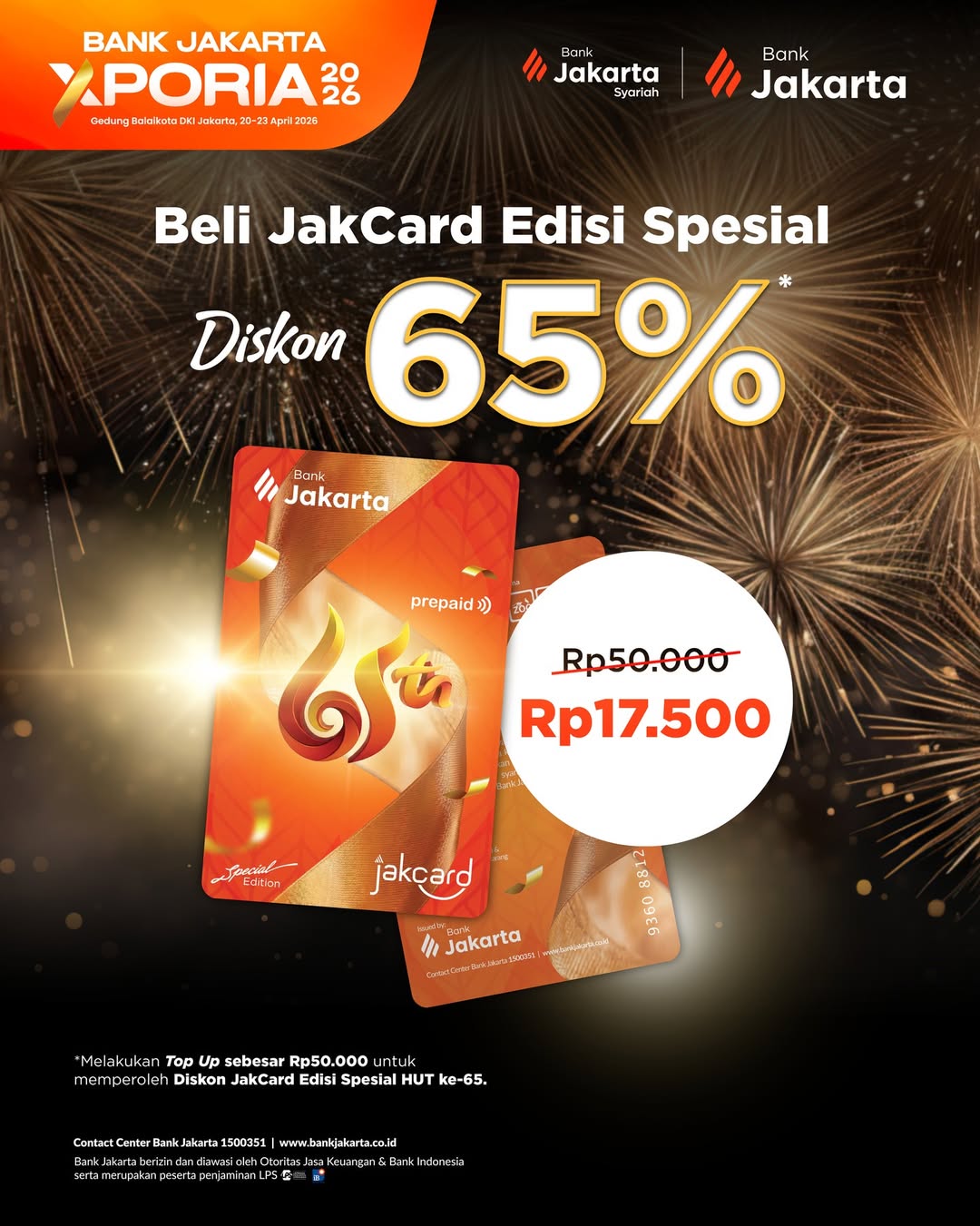 Bank Jakarta XPORIA 2026 Resmi Digelar