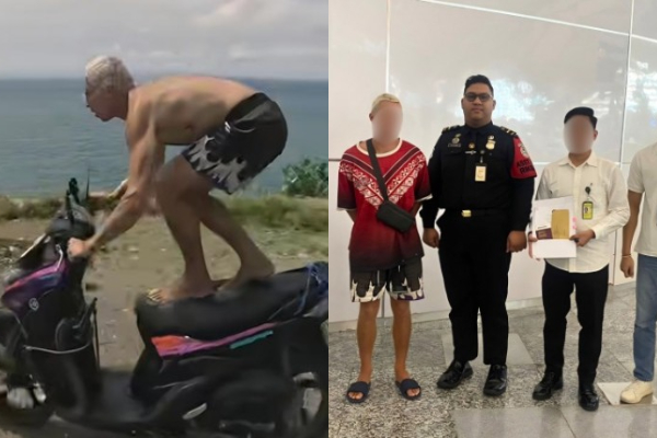 WNA Belgia Resmi Dideportasi Usai Lompat Tebing ke Laut Pakai Motor di Bali, Ini Kronologinya!