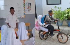 Perjuangan Guru Honorer Jakarta Bersepeda 10 Km Demi Tetap Mengajar: Gaji Rp2 Juta