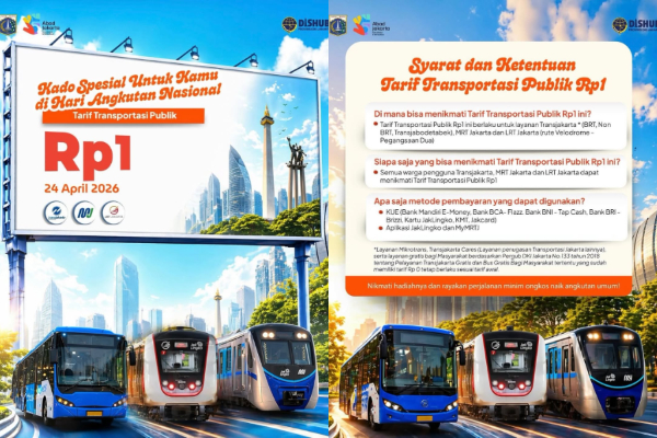 Syarat Dapat Tarif Transportasi Publik di Jakarta Gratis Besok, Catat Jam, Rute dan Cara Pembayarannya