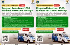 Cara Daftar Lowongan Kerja Pramudi Mikrotrans Jakarta, Dibuka 1.000 Formasi Gratis!