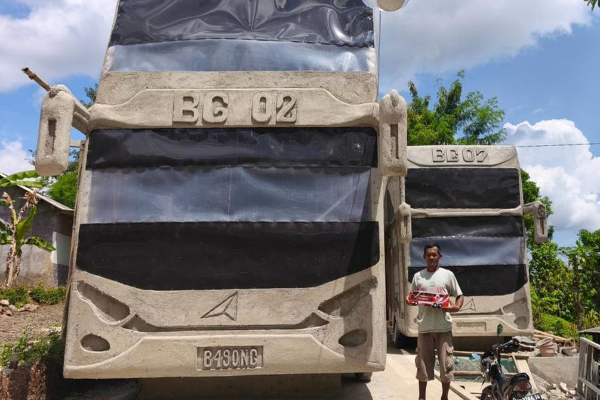 Rumah Mirip Bus Tingkat di Wonogiri Viral, Habiskan Dana Rp125 Juta