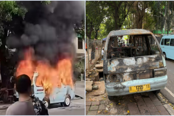Sopir Angkot Dibakar Hidup-Hidup di Tanah Abang, Begini Awal Mulanya
