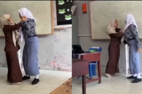 Video Siswi di Langsa Duel dengan Guru Viral di Medsos, Ini Faktanya