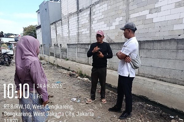 Kelurahan Cengkareng Barat Pastikan Aset Tidak Disalahgunakan, Monitoring Lahan Pemprov DKI Diperketat
