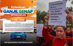 Ganjil Genap Jakarta Ditiadakan 1 Mei 2026, Spesial Peringati Hari Buruh