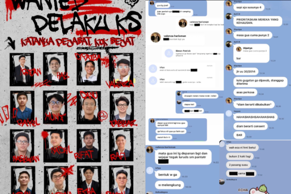 16 Daftar Nama Mahasiswa Diduga Pelaku Pelecehan Seksual FH UI, Lengkap Beserta Jabatan Pengurusnya