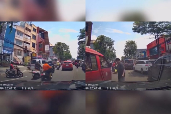 Pengiring Jenazah Tendang Mobil di Jakarta Utara, Netizen: Ada Aturannya?