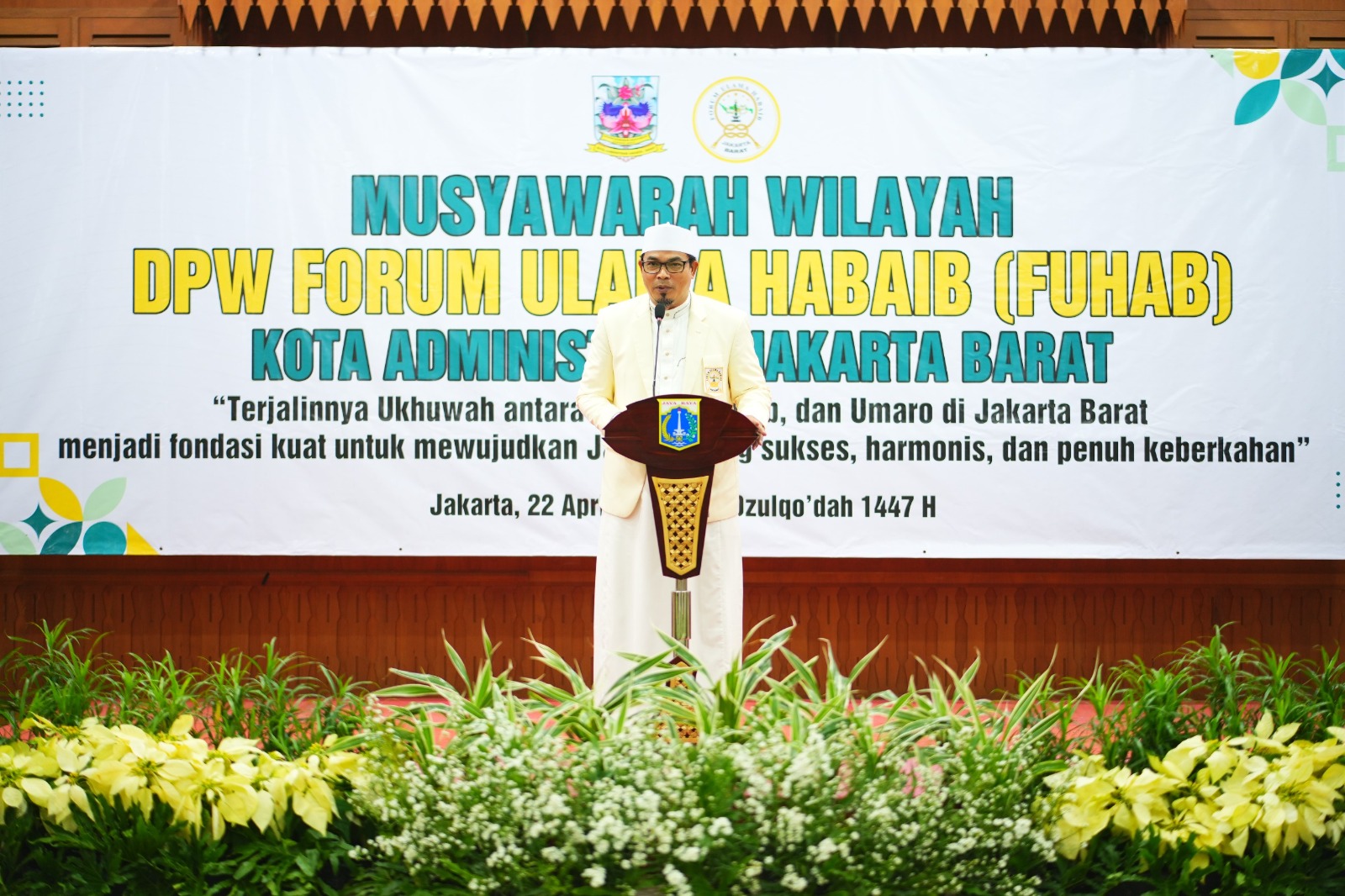 KH Faturrahman Ya’qub Kembali Terpilih Pimpin DPW FUHAB Jakarta Barat