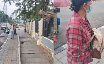 Wanita Kehilangan Ponselnya di Pasar Senen