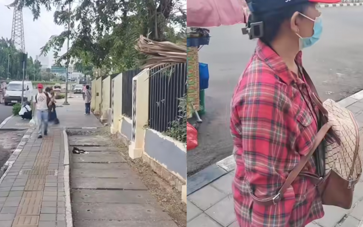 Wanita Kehilangan Ponselnya di Pasar Senen