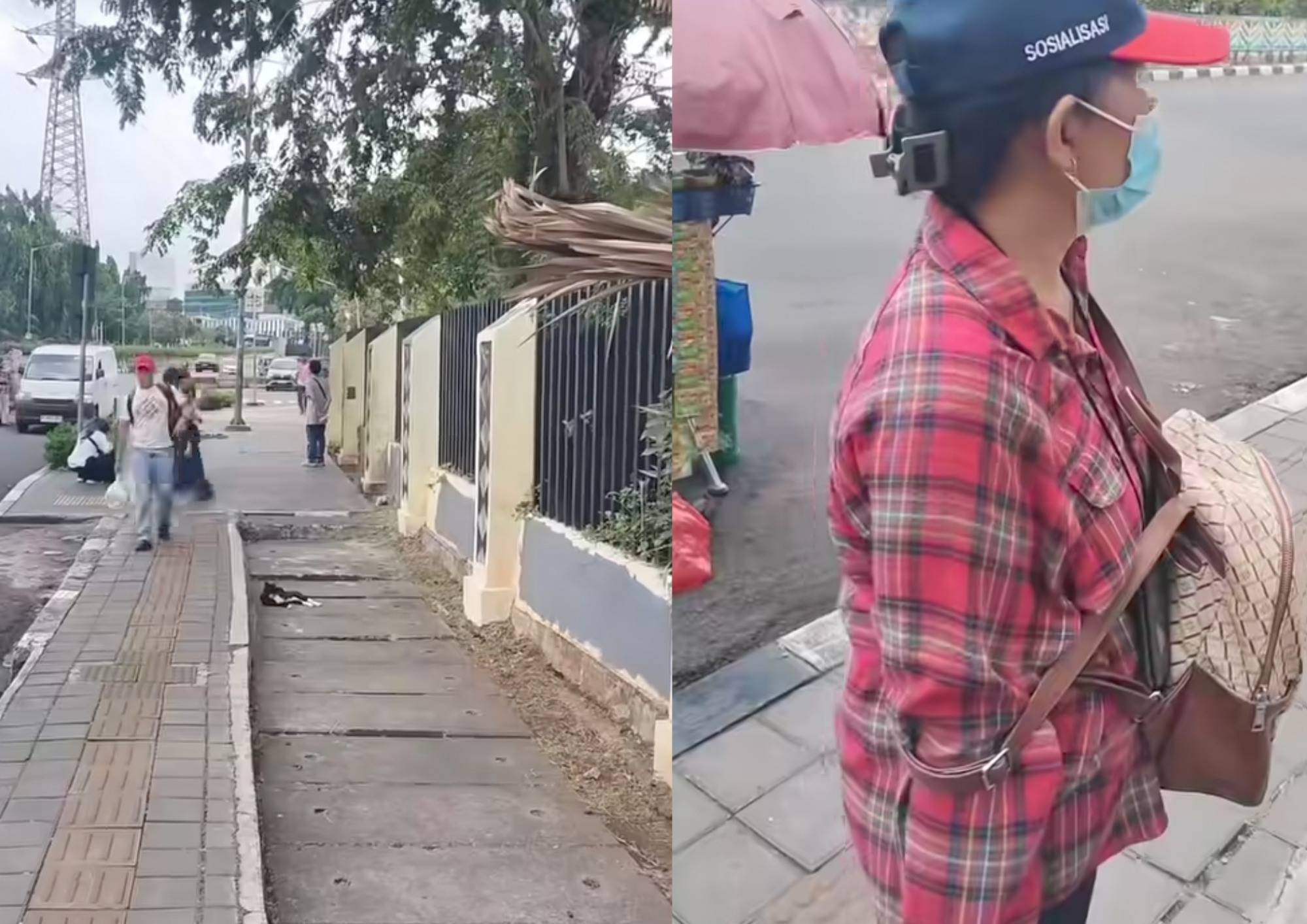 Wanita Kehilangan Ponselnya di Pasar Senen