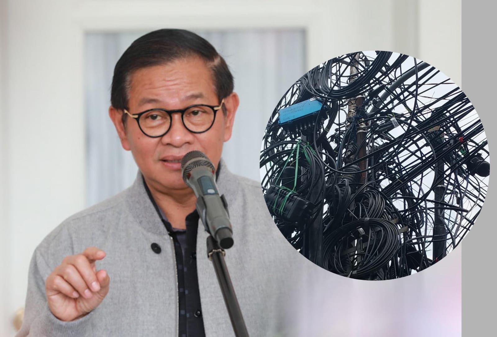 Pramono Teken Perda, Kabel Semrawut di Jakarta Siap Dipindah ke Bawah Tanah