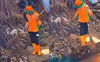 Viral Petugas Kebersihan Justru Buang Sampah ke Kali di Jaktim, DLH DKI Beri Sanksi