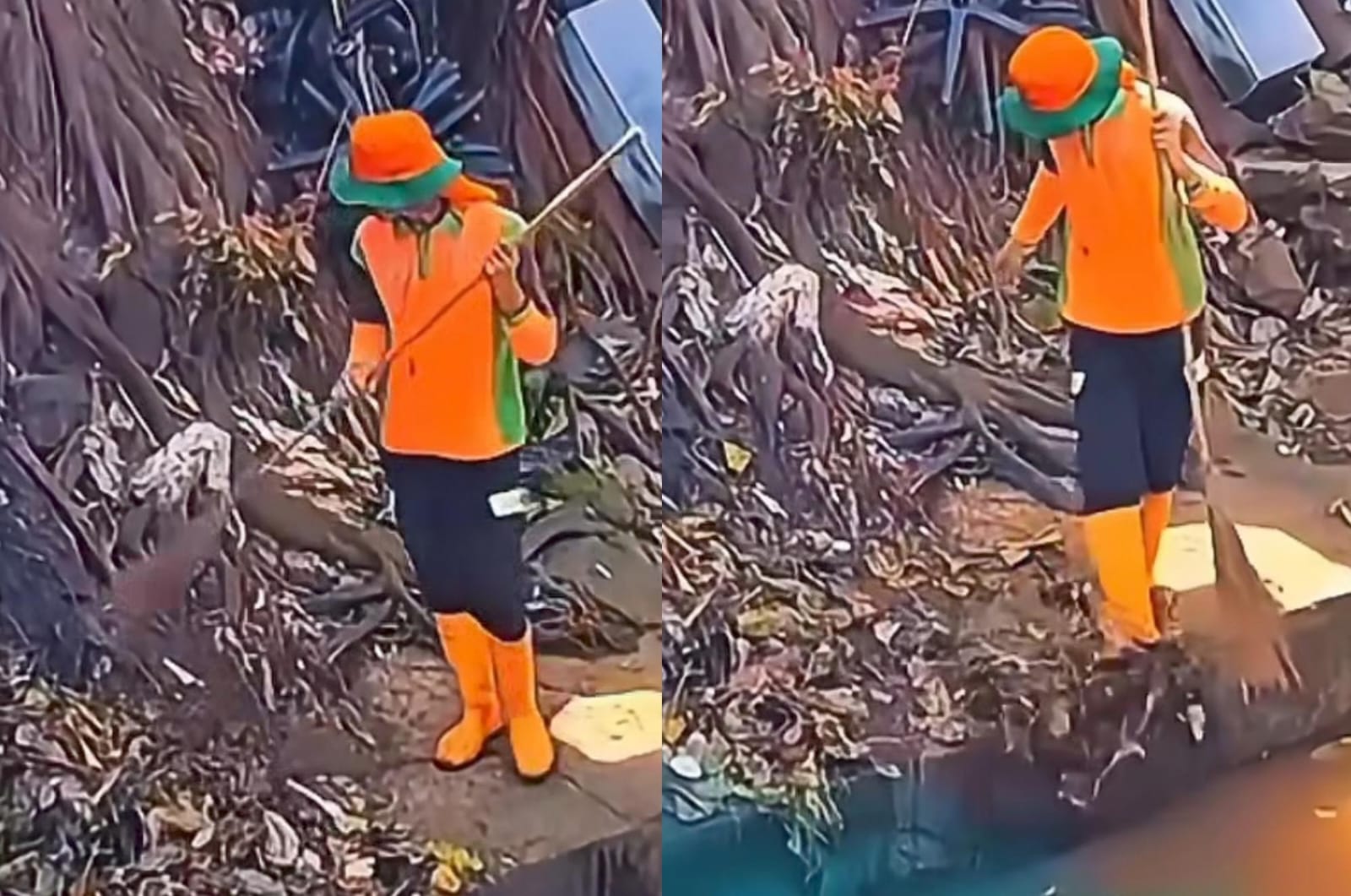Viral Petugas Kebersihan Justru Buang Sampah ke Kali di Jaktim, DLH DKI Beri Sanksi