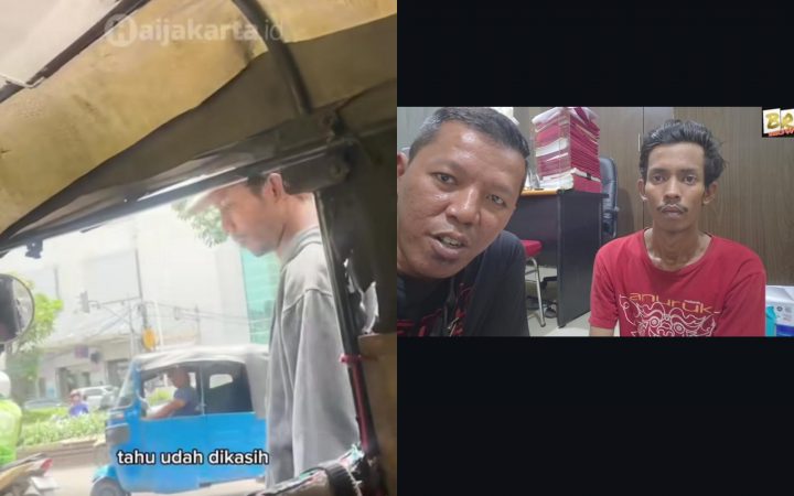 Pengakuan Pria Viral Palak Sopir Bajaj di Tanah Abang, Ngaku Hanya Minta Rp 2 Ribu