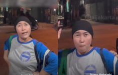 Wanita Ngamuk Tak Diberi Uang Rusak Dagangan Cireng di Cibinong: Saya Polisi!