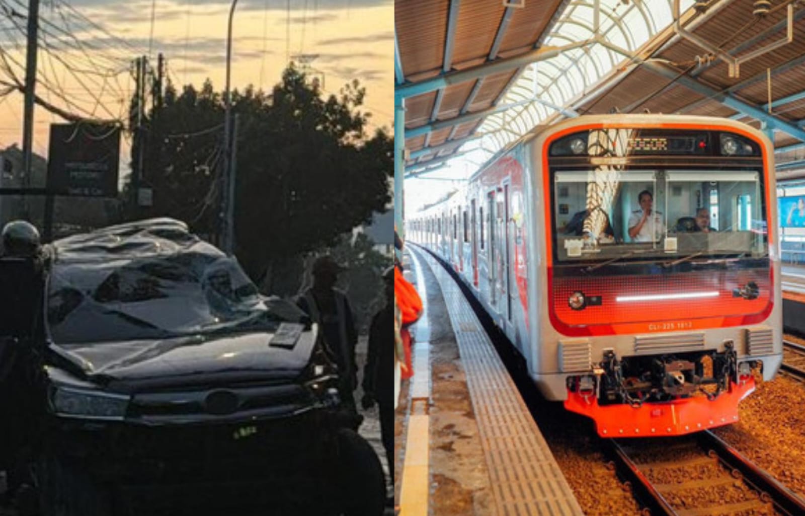 KAI Commuter Tuntut Ganti Rugi Sopir Innova yang Tertemper di KRL Bogor