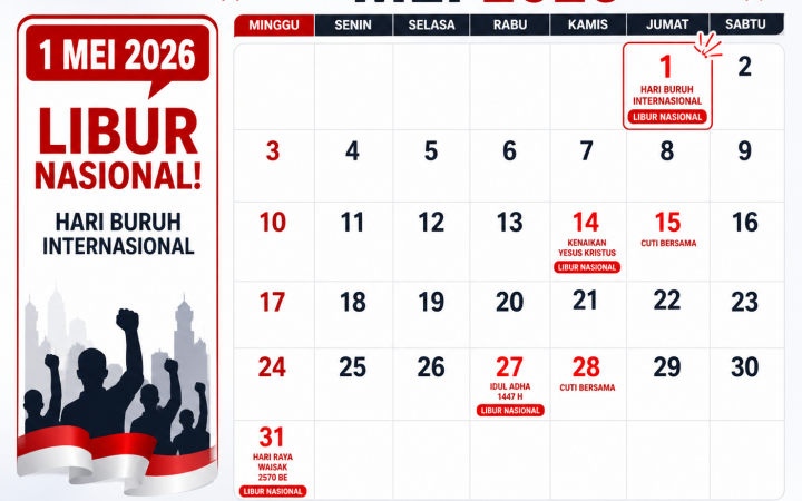 Hari Buruh 1 Mei 2026 Libur Nasional