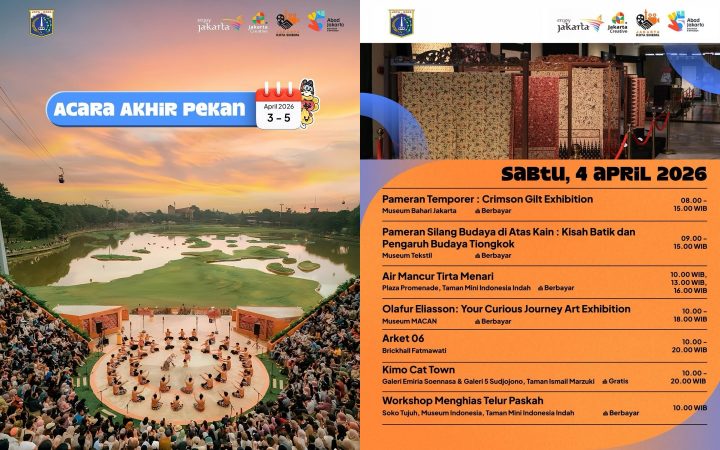 Deretan Event Akhir Pekan Seru di Jakarta 3-5 April 2026