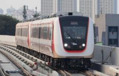 LRT Jakarta Fase 1B Uji Coba