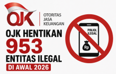 OJK Hentikan 953 Entitas Ilegal di Awal 2026
