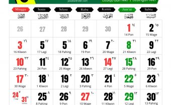 Kalender Bulan Mei 2026