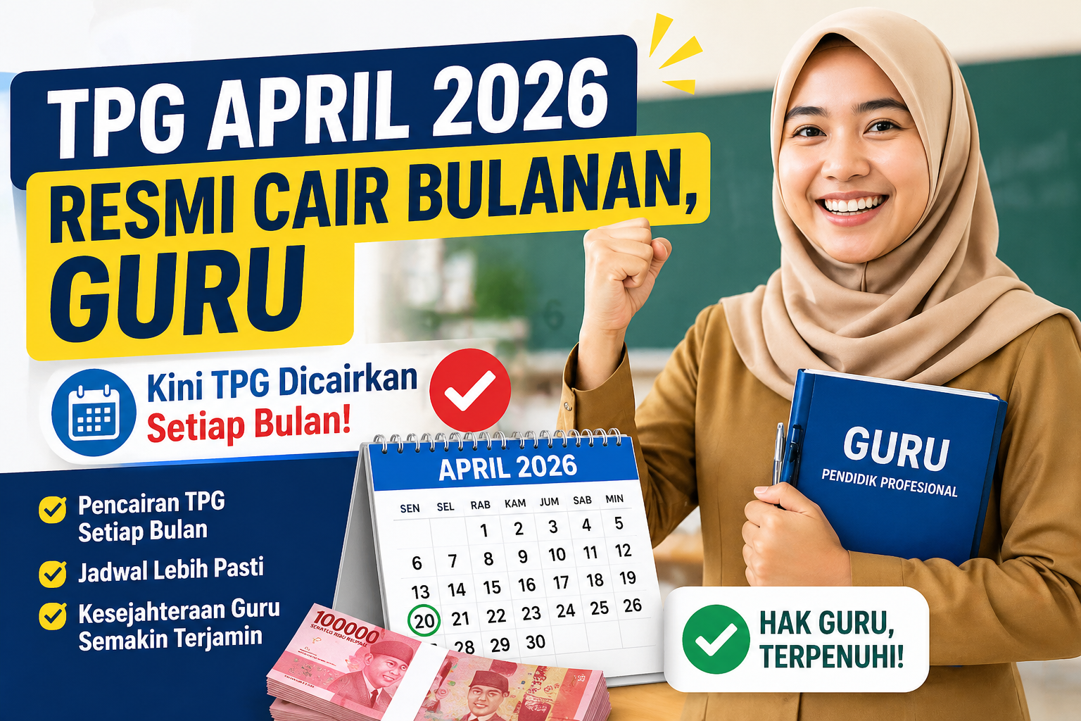 TPG April 2026 Resmi Cair Bulanan