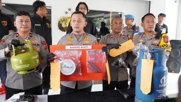 Terbongkar! Praktik Oplosan Gas Subsidi Oleh Pasutri di Bogor, 793 Tabung Disita Polisi