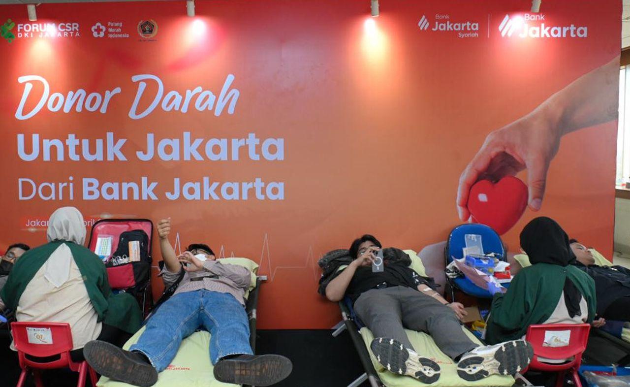 Bank Jakarta Rayakan HUT ke-65 Lewat Aksi Donor Darah, Bantu Memenuhi Kebutuhan Stok Darah