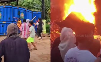 Ratusan Warga Geruduk Rumah Diduga Bandar Narkoba di Rohil, Aksi Berujung Perusakan