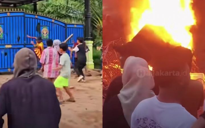 Ratusan Warga Geruduk Rumah Diduga Bandar Narkoba di Rohil, Aksi Berujung Perusakan