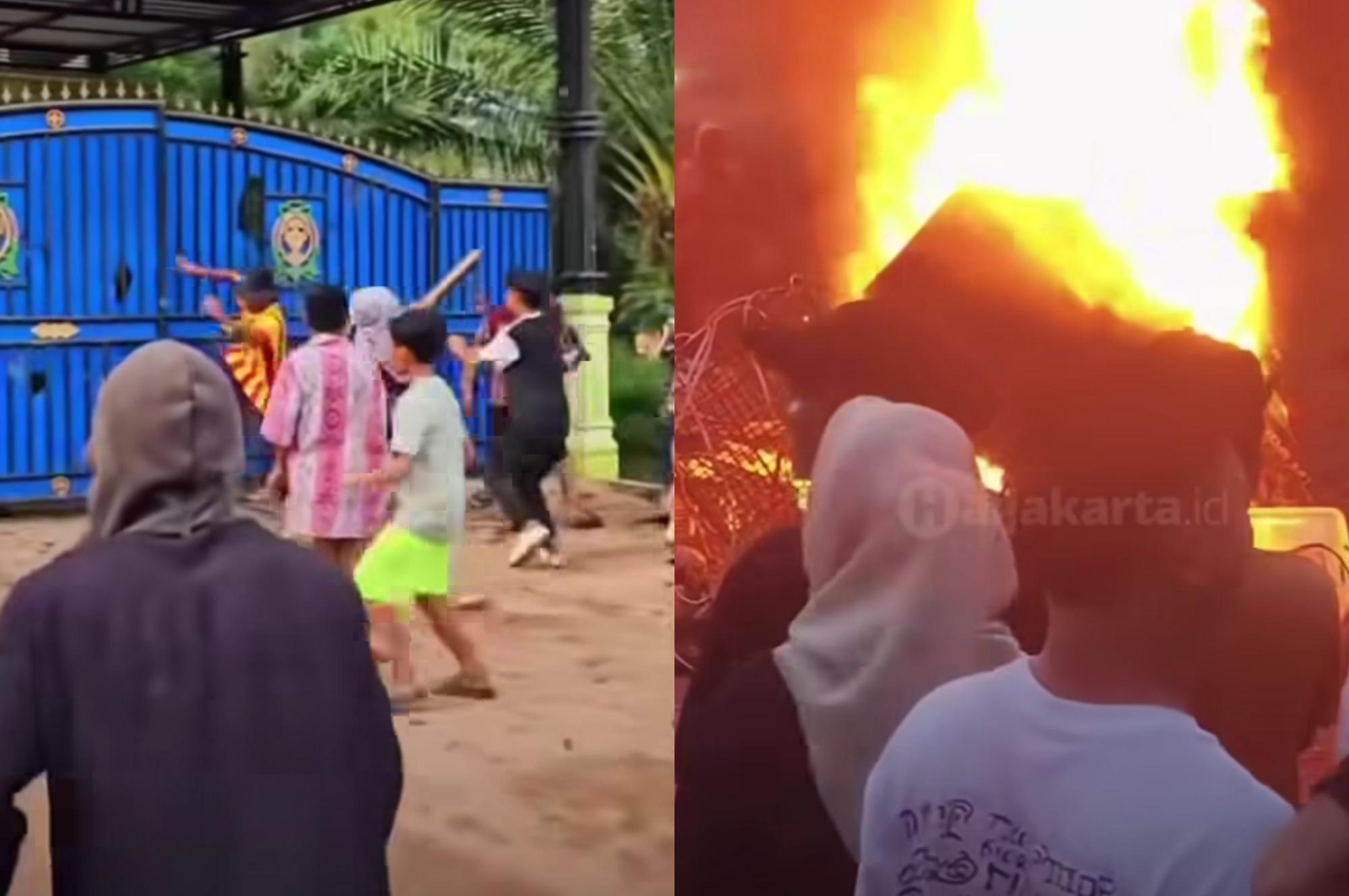 Ratusan Warga Geruduk Rumah Diduga Bandar Narkoba di Rohil, Aksi Berujung Perusakan